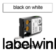 DYMO 1868670 XTL Label 12x19mm zwart op wit
