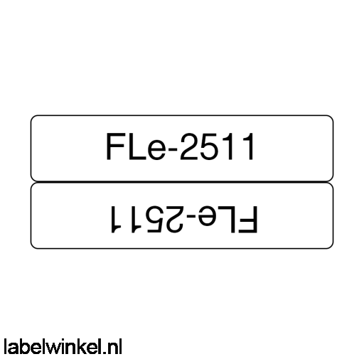 Brother FLe-2511 kabelvlag zwart op wit